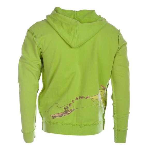 Curious George Zip Hoodie Green - Picture 2 of 2